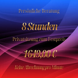Beratung 8 Std. für LIVE & PERSONAL COACHING